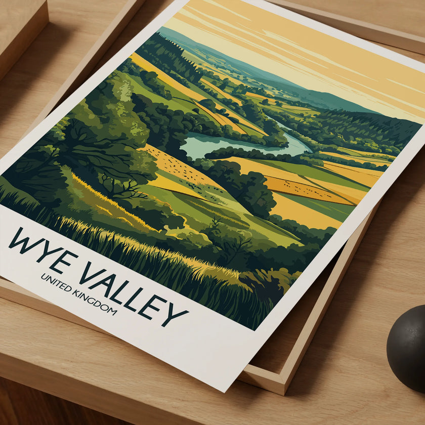 Wye Valley Scenic Landscape Art