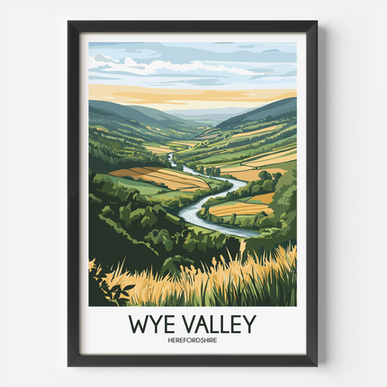Wye Valley Scenic Landscape Art