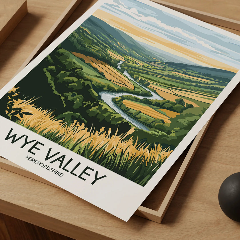 Wye Valley Souvenir Poster Print