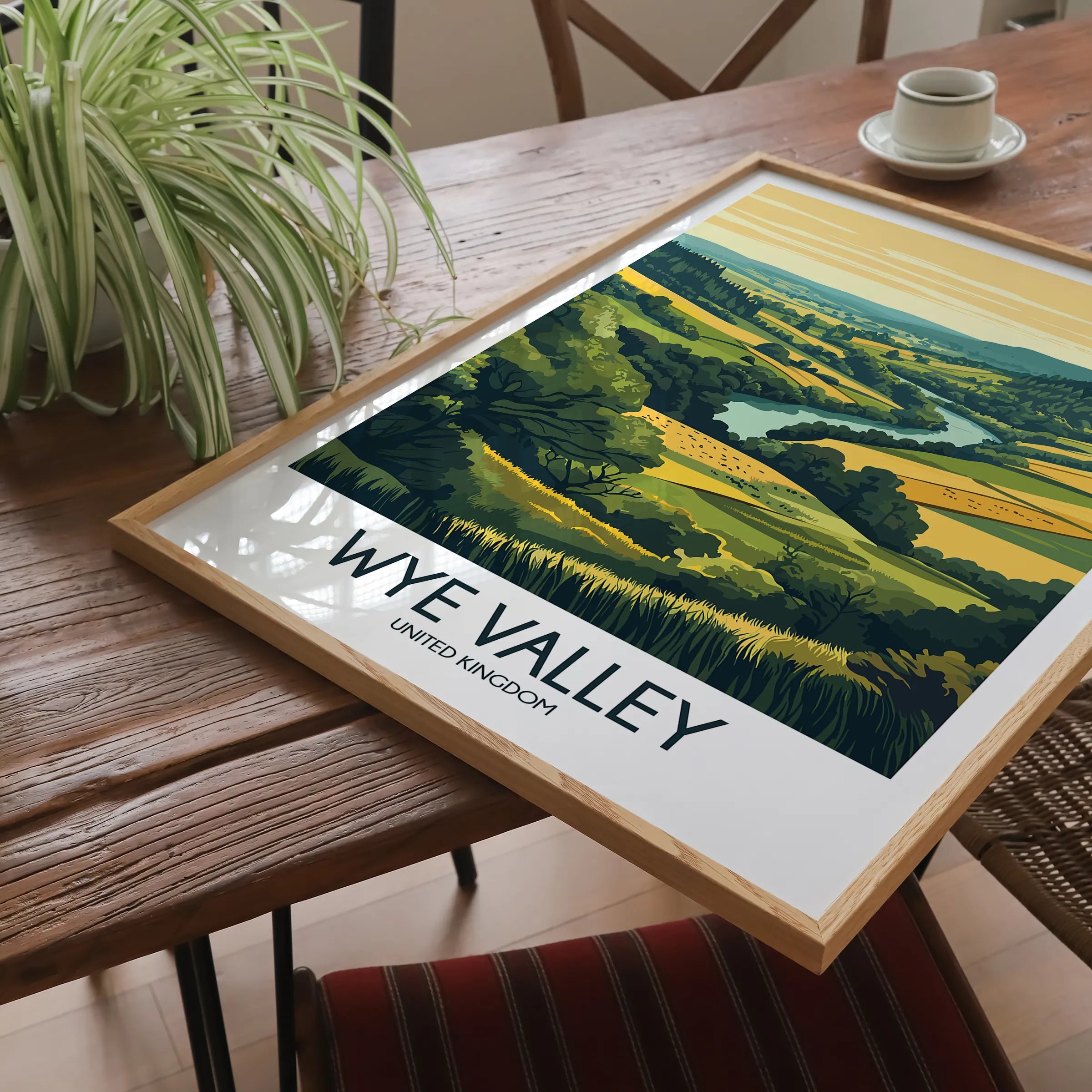Wye Valley Souvenir Poster Print