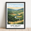 Wye Valley Vintage Style Print