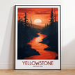 Yellowstone Destination Art Gift