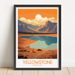 Yellowstone Minimalist Wall Art