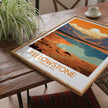 Yellowstone Modern Travel Poster