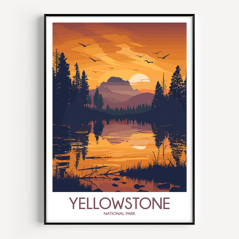 Yellowstone Souvenir Poster Print