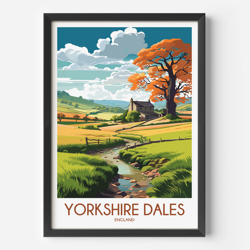 Yorkshire Dales Destination Art Gift