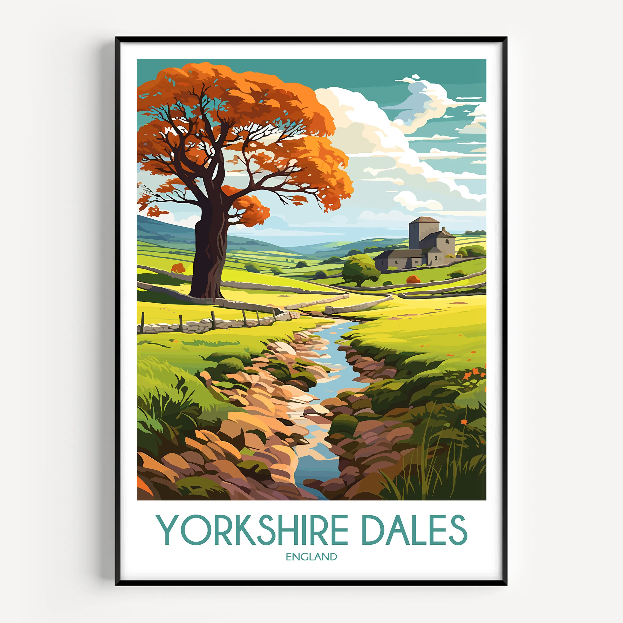 Yorkshire Dales Destination Art Gift