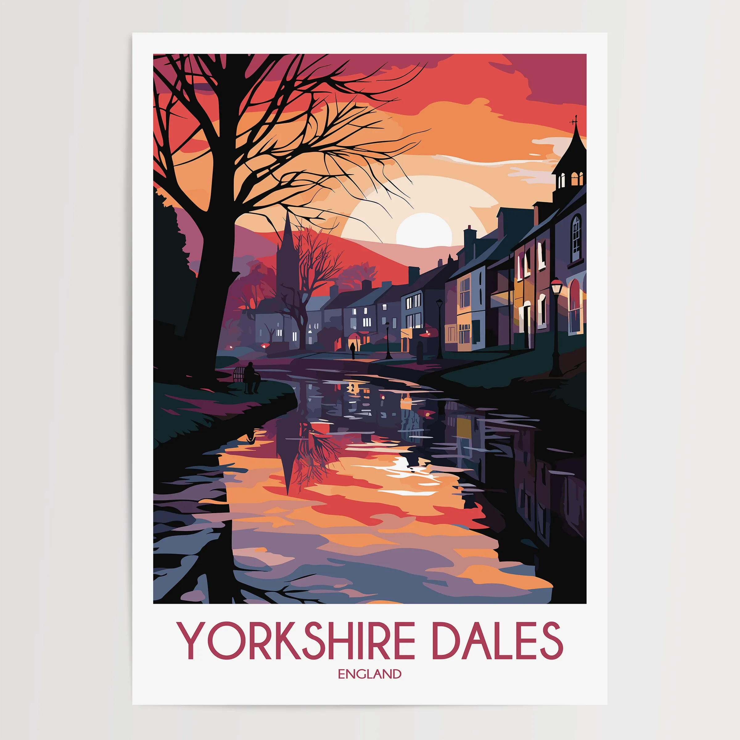 Yorkshire Dales Minimalist Wall Art