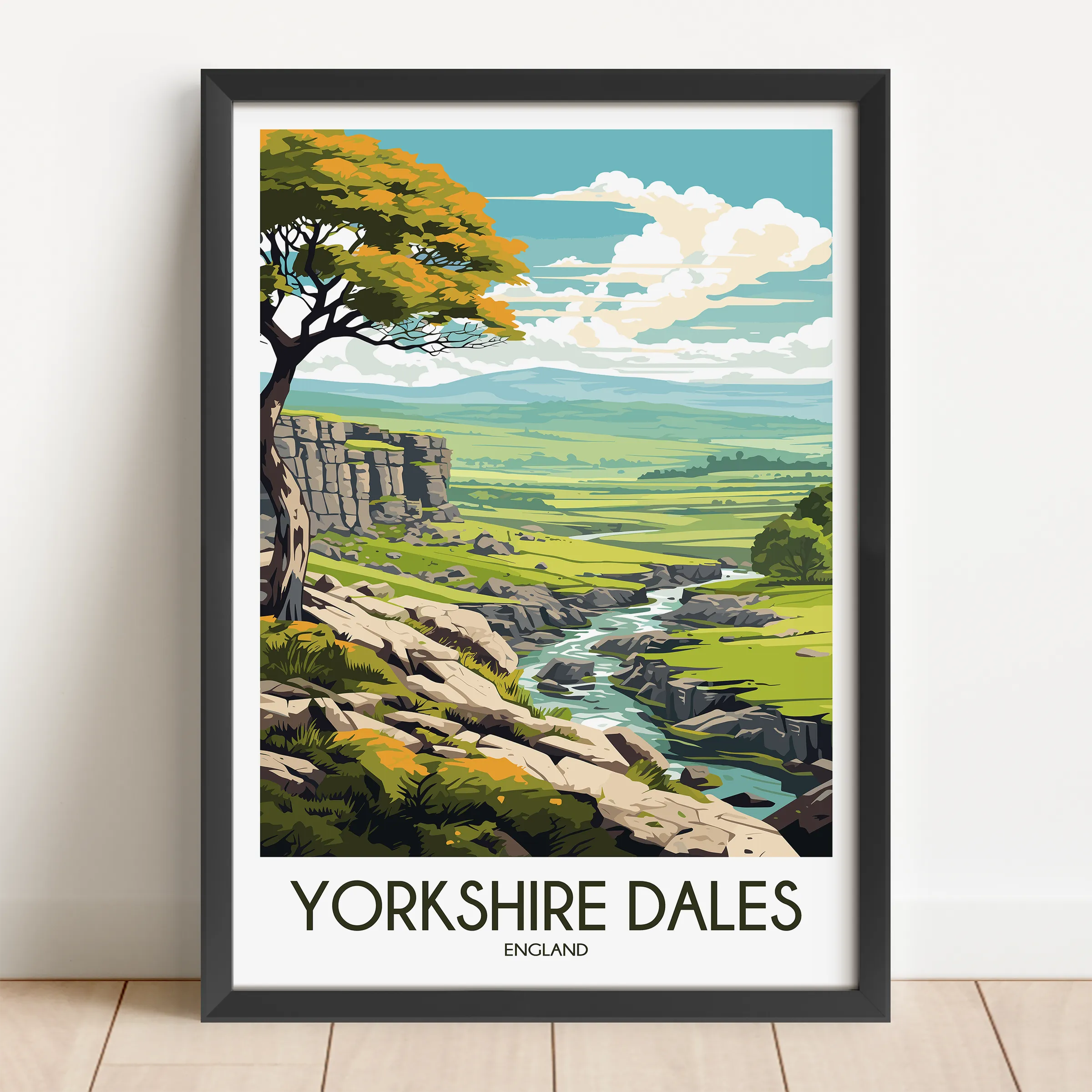Yorkshire Dales Minimalist Wall Art