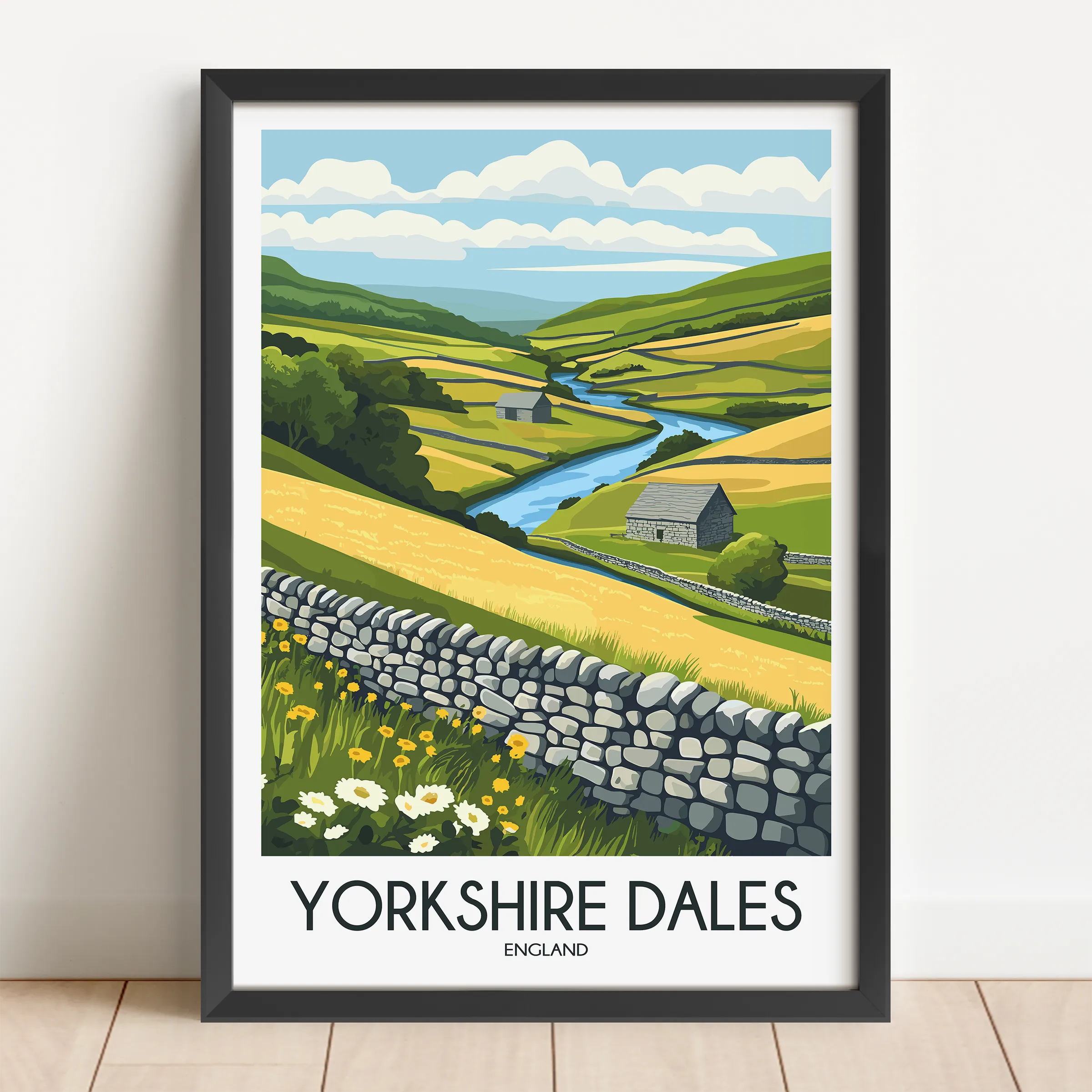 Yorkshire Dales Scenic Landscape Art