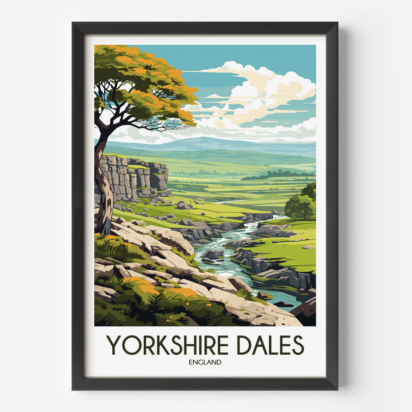 Yorkshire Dales Scenic Landscape Art