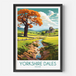 Yorkshire Dales Souvenir Poster Print