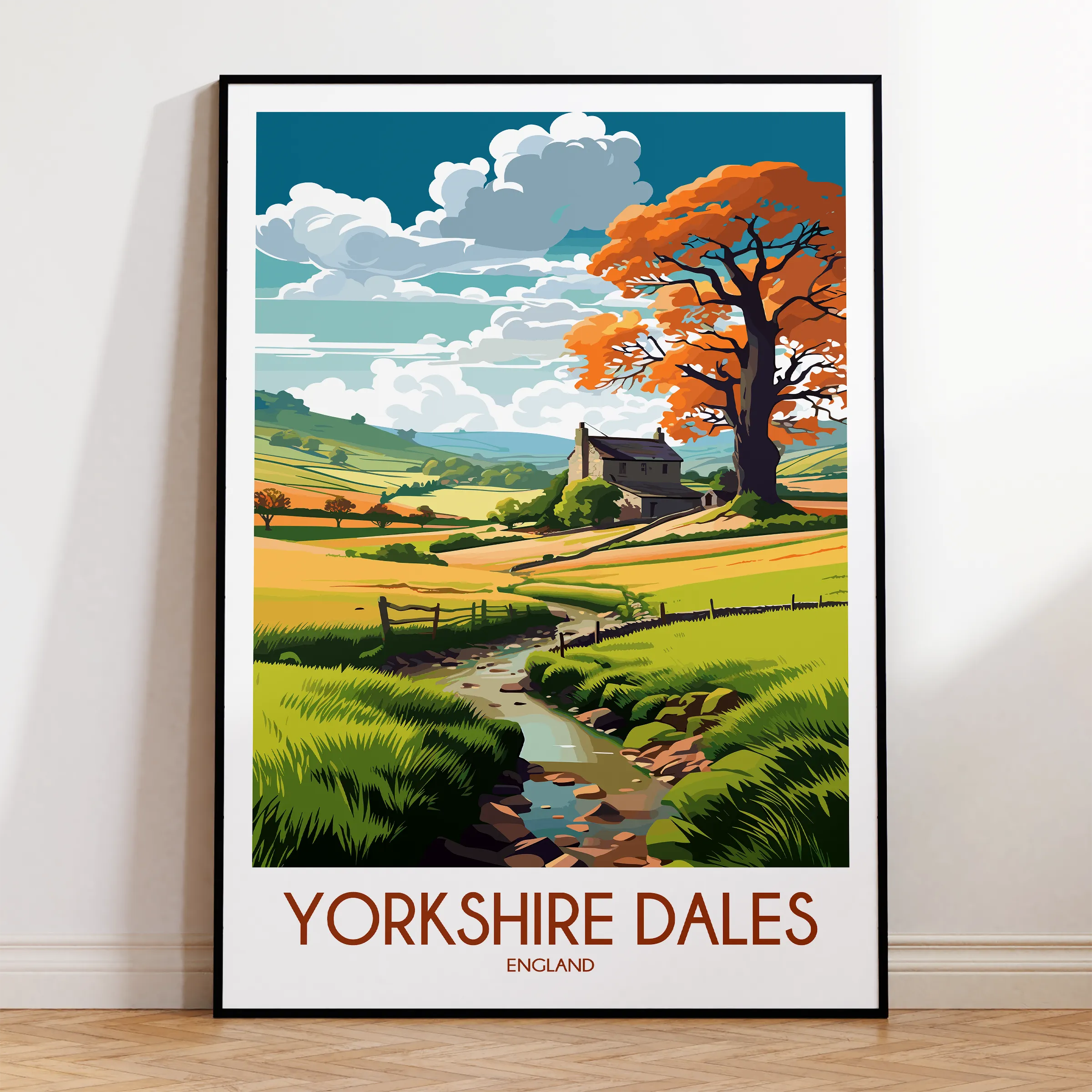 Yorkshire Dales Souvenir Poster Print