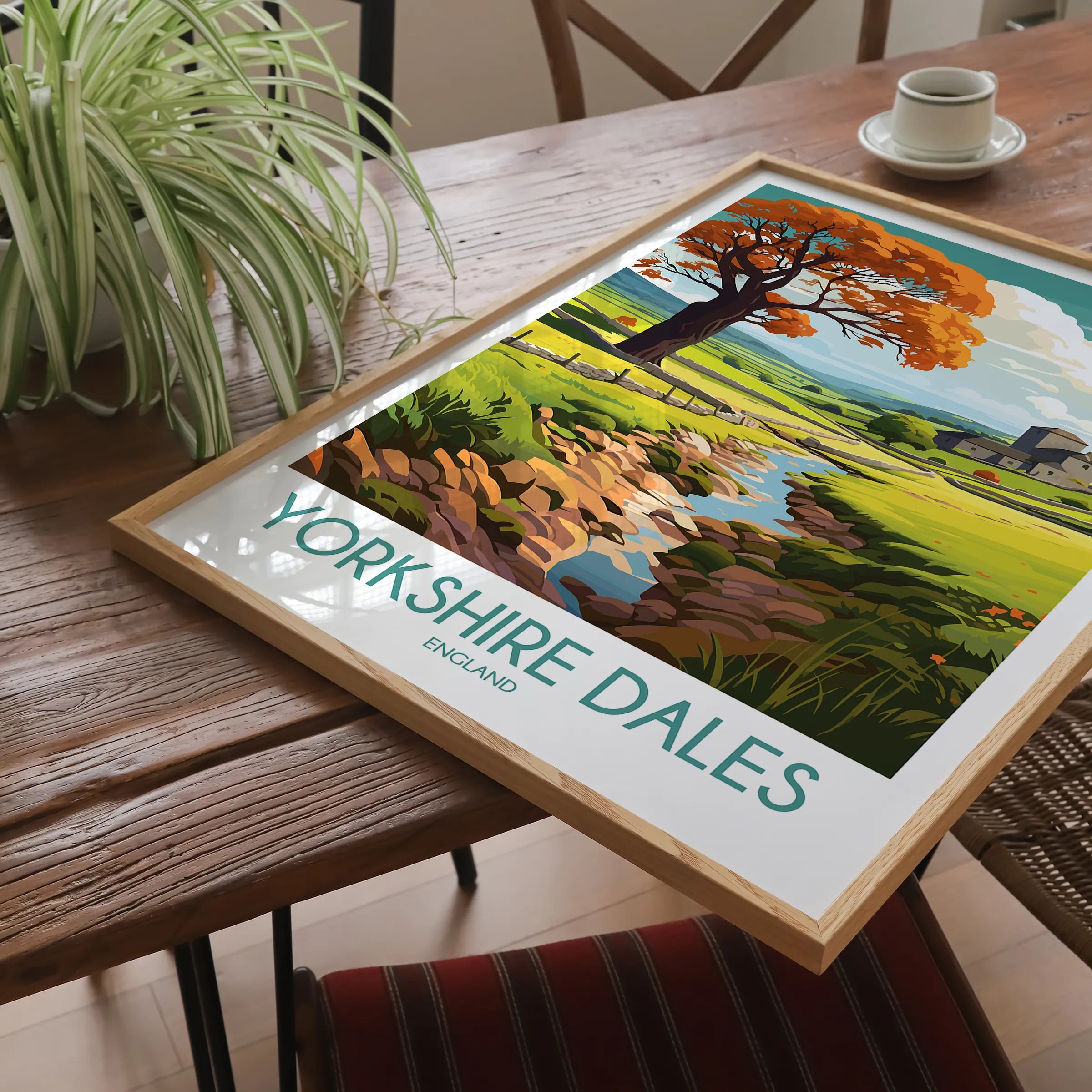 Yorkshire Dales Vintage Style Print