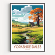 Yorkshire Dales Vintage Style Print