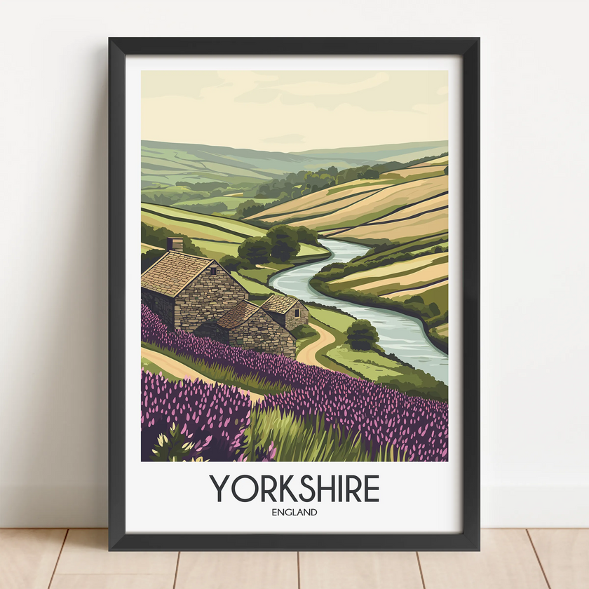 Yorkshire Minimalist Wall Art