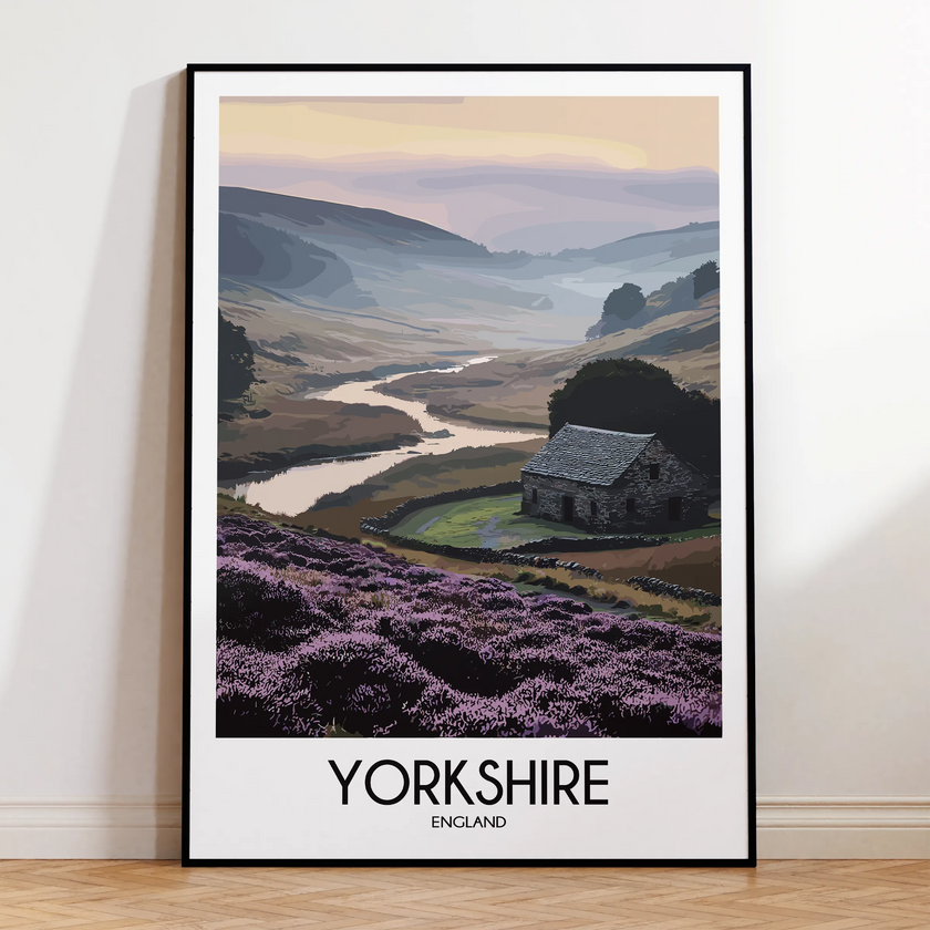 Yorkshire Minimalist Wall Art