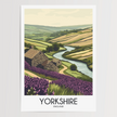 Yorkshire Retro Travel Illustration