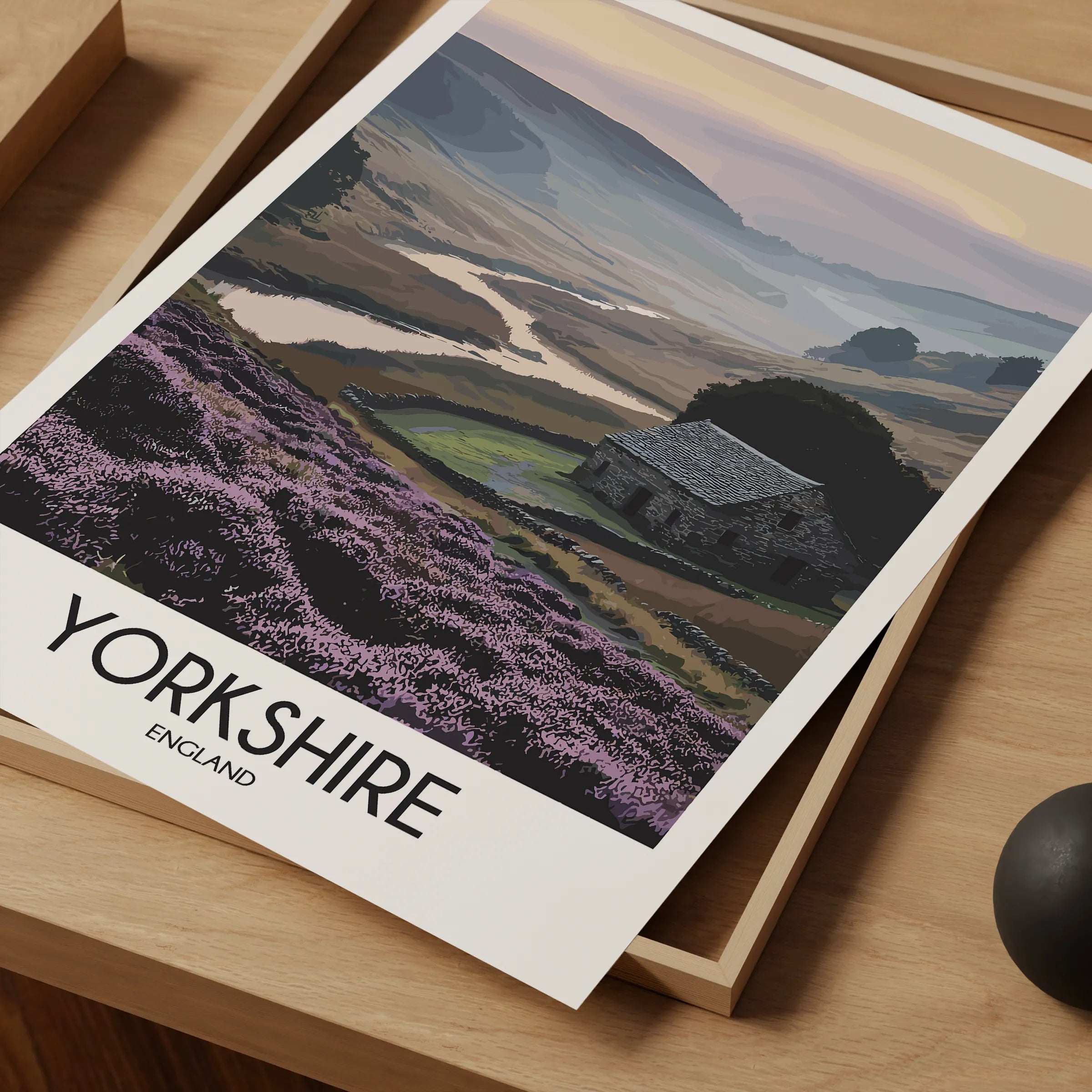 Yorkshire Souvenir Poster Print