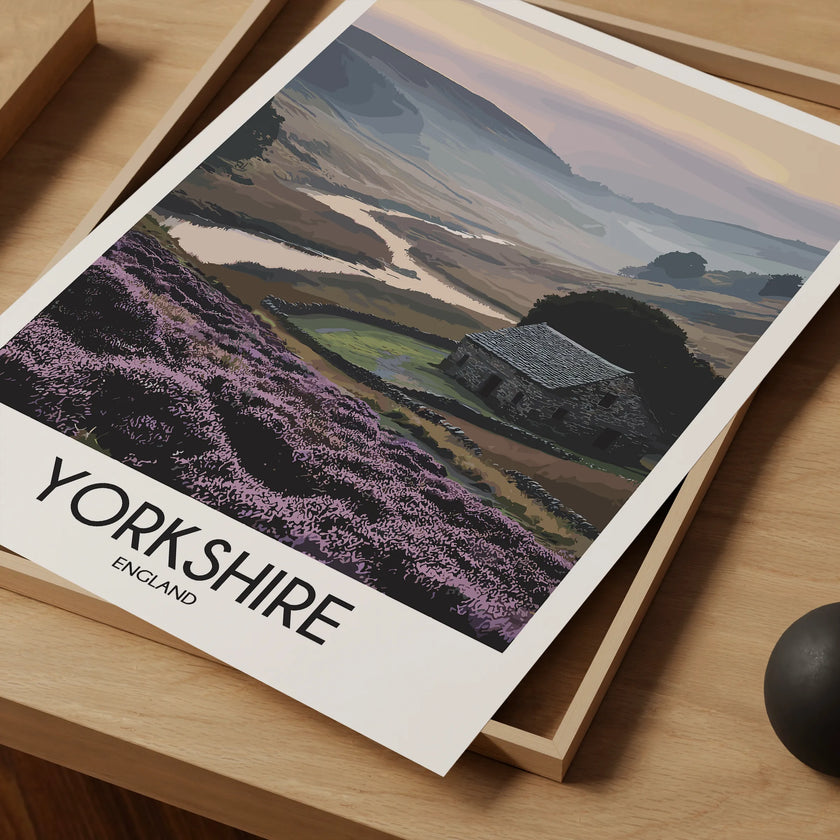 Yorkshire Souvenir Poster Print