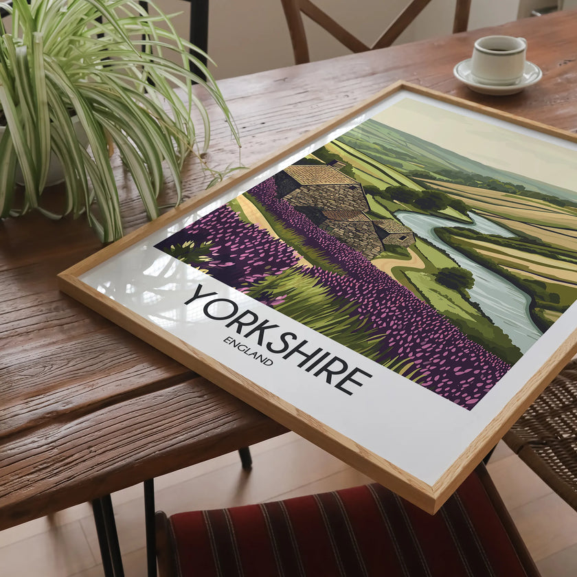 Yorkshire Vintage Style Print