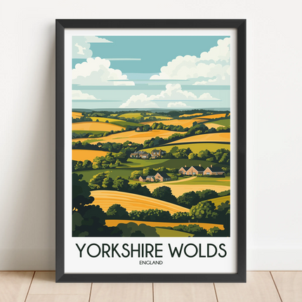 Yorkshire Wolds Destination Art Gift