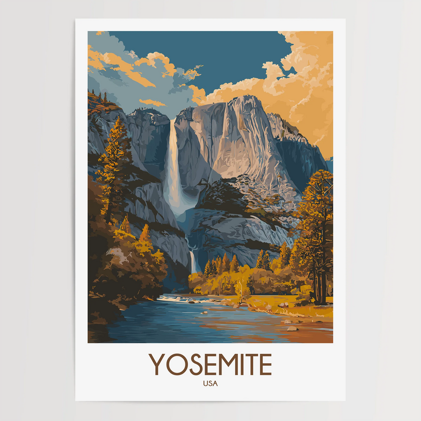 Yosemite Destination Art Gift