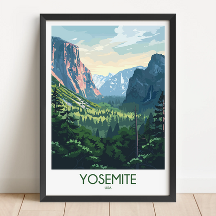 Yosemite Destination Art Gift