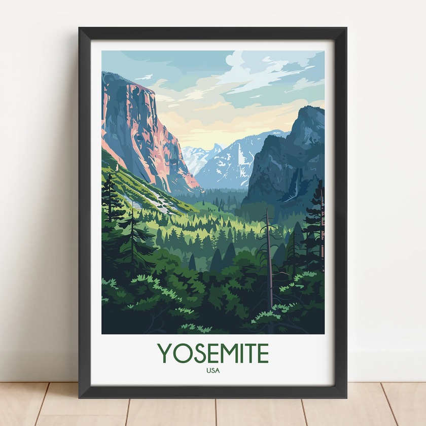 Yosemite Destination Art Gift