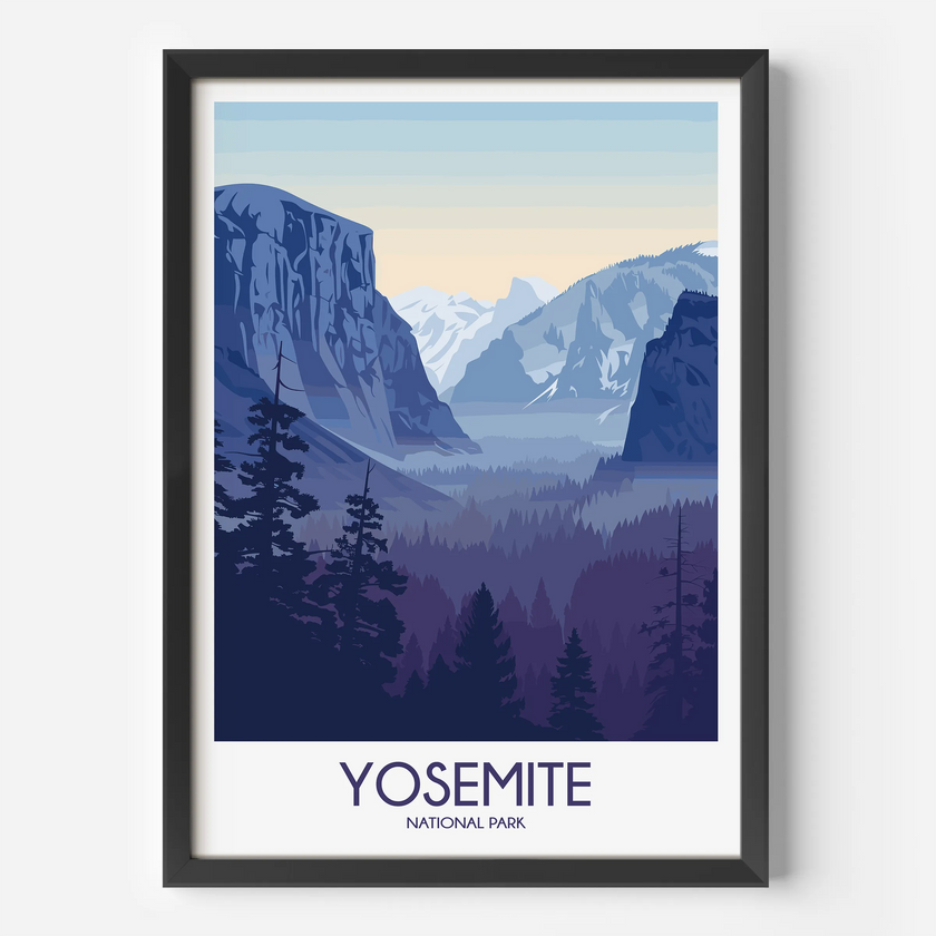 Yosemite Destination Art Gift