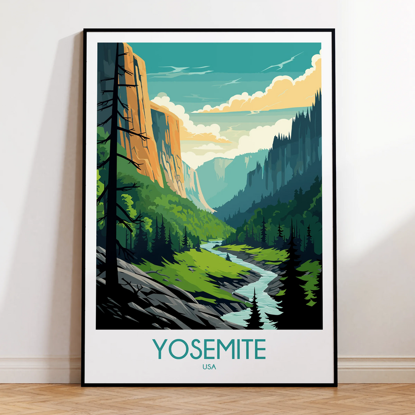 Yosemite Destination Art Gift