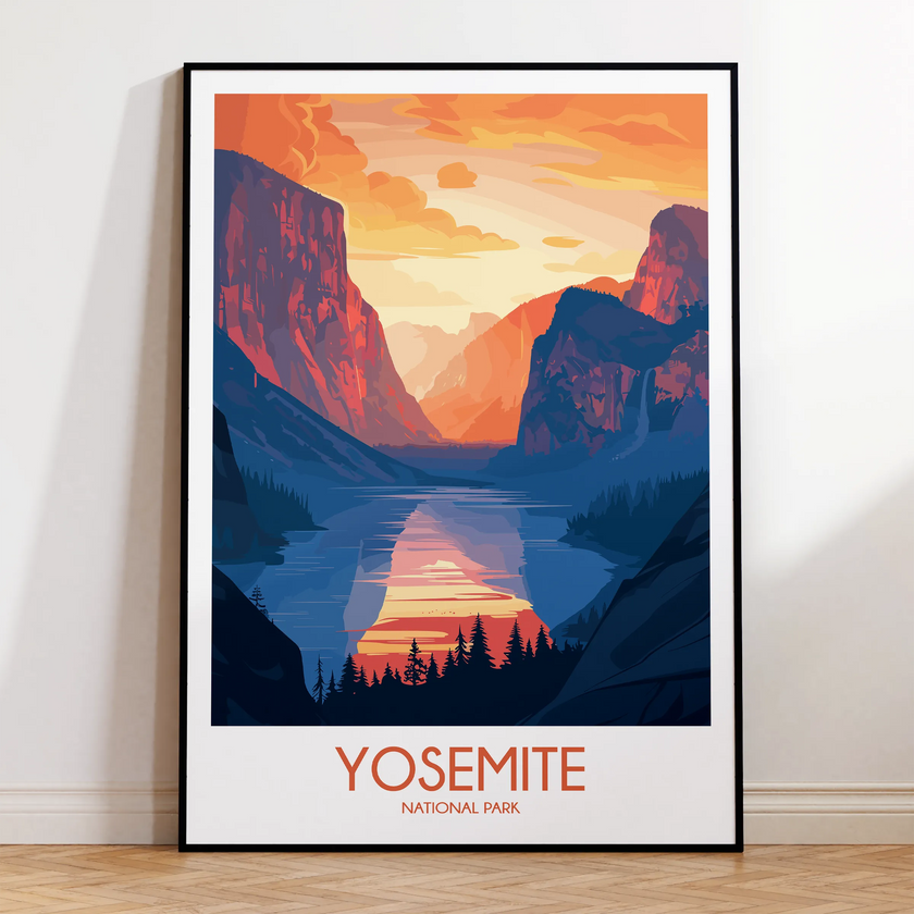 Yosemite Destination Art Gift