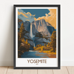 Yosemite Modern Travel Poster