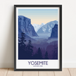 Yosemite Modern Travel Poster