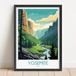 Yosemite Scenic Landscape Art
