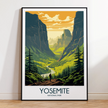 Yosemite Scenic Landscape Art