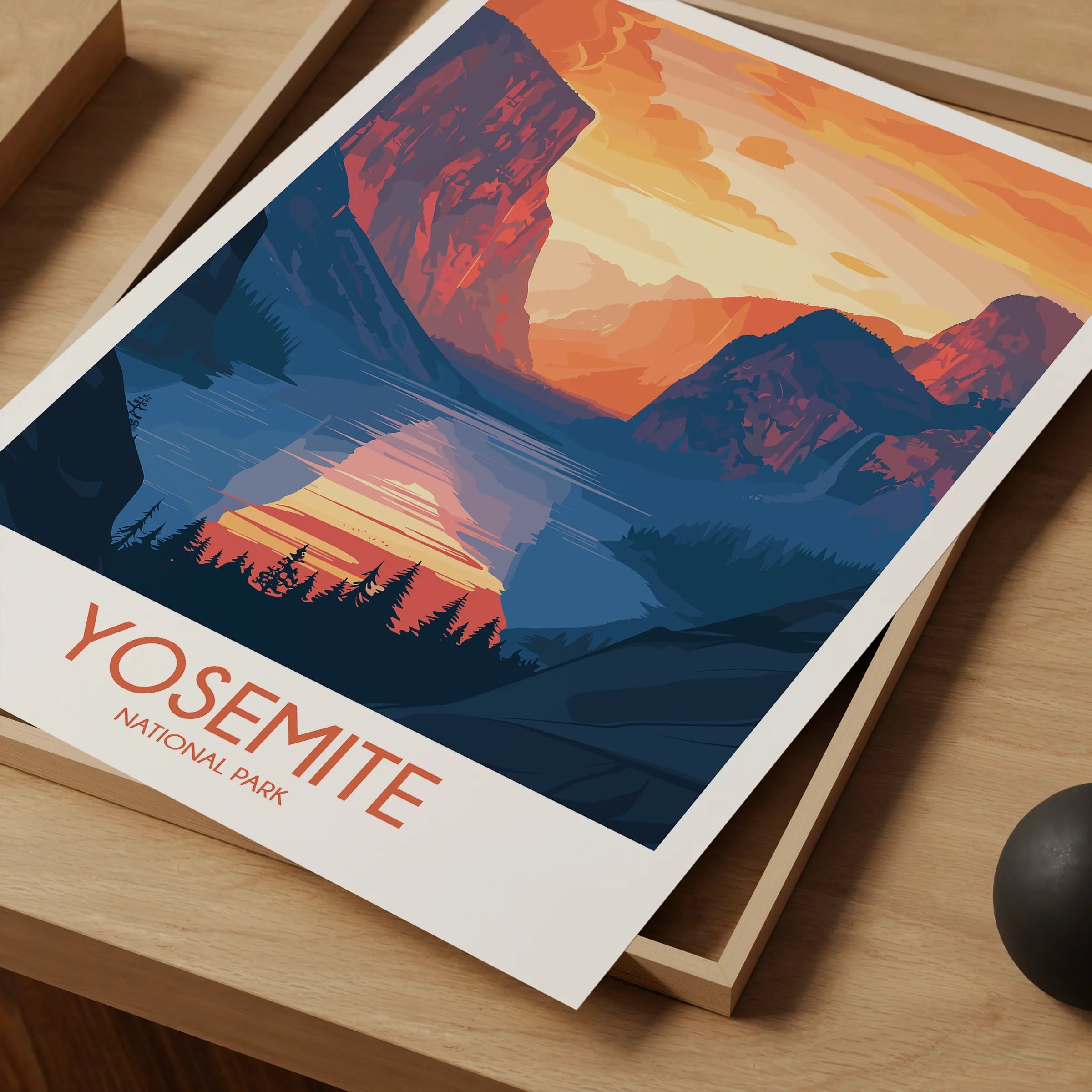 Yosemite Souvenir Poster Print