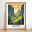 Yosemite Souvenir Poster Print