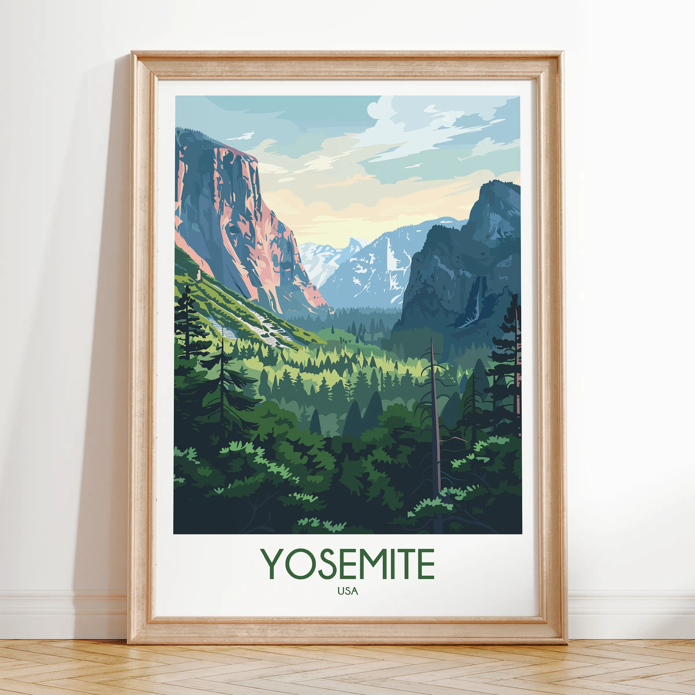 Yosemite Souvenir Poster Print