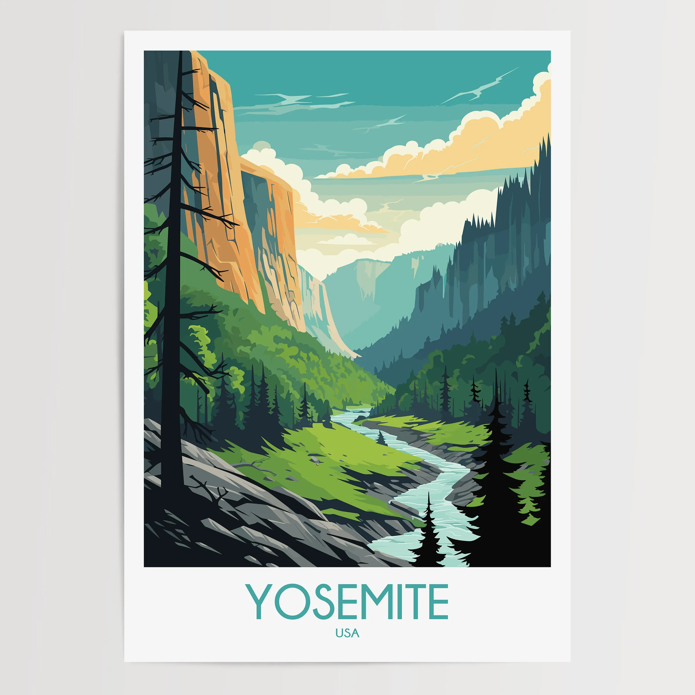 Yosemite Travel Memory Gift