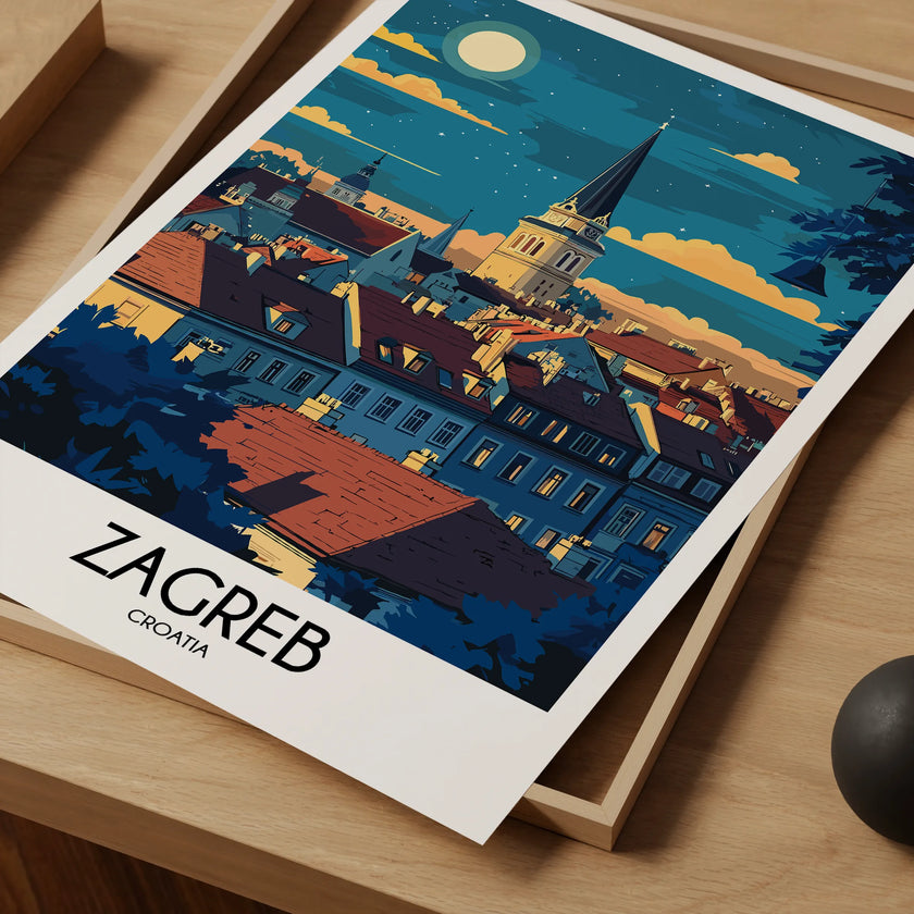 Zagreb Scenic Landscape Art