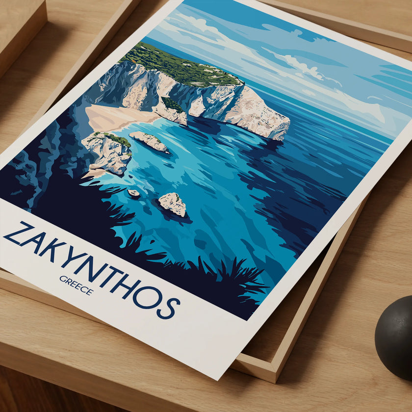 Zakynthos Destination Art Gift