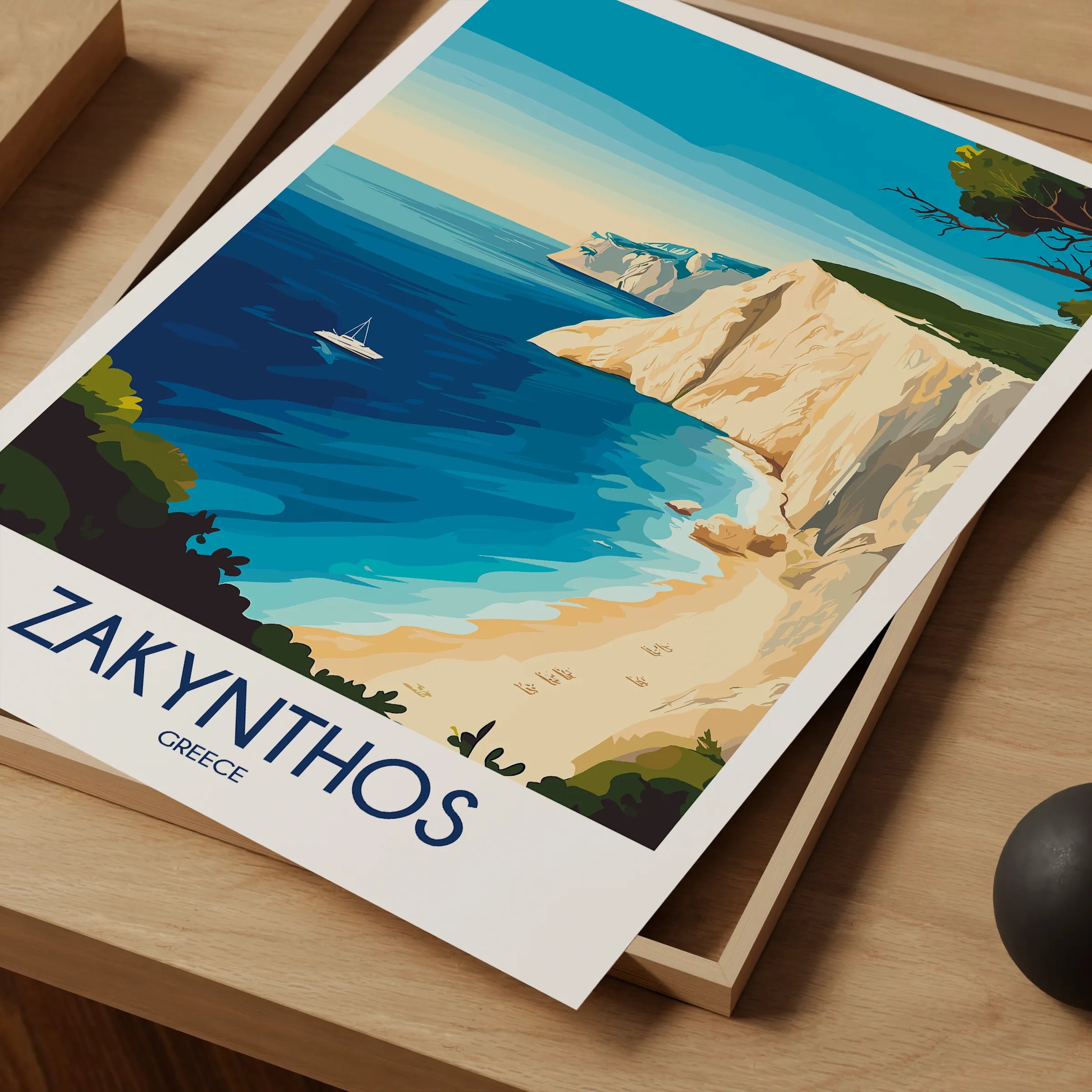 Zakynthos Scenic Landscape Art