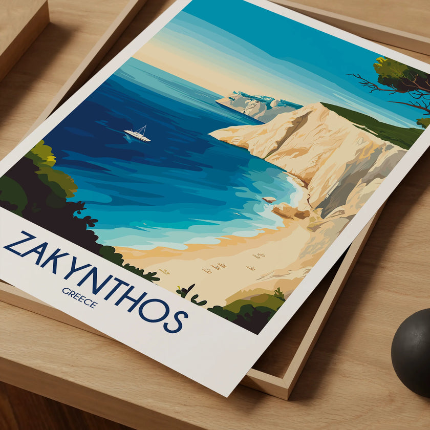 Zakynthos Scenic Landscape Art
