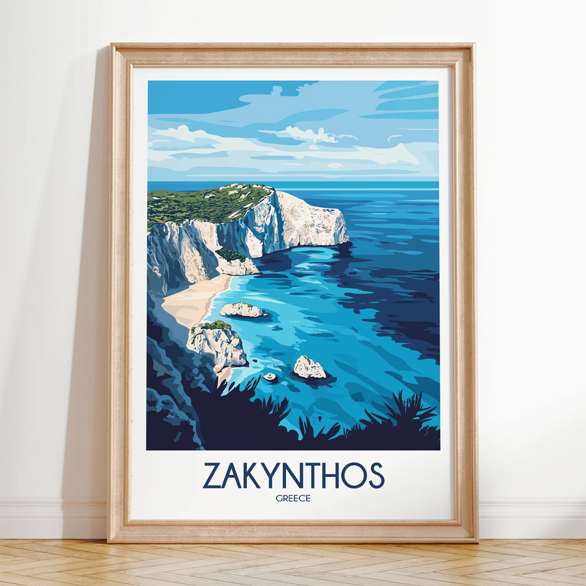 Zakynthos Scenic Landscape Art
