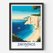 Zakynthos Souvenir Poster Print