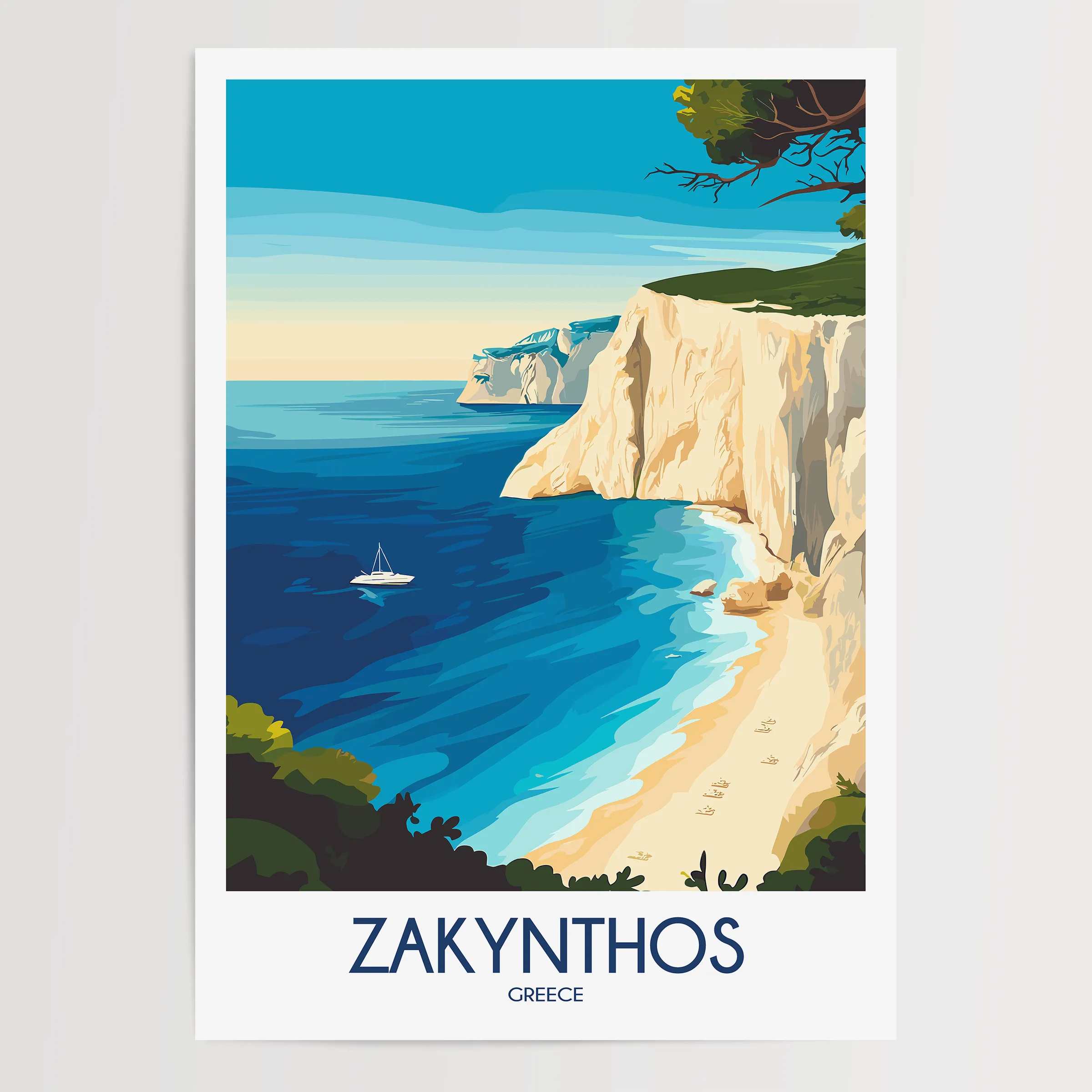 Zakynthos Travel Memory Gift