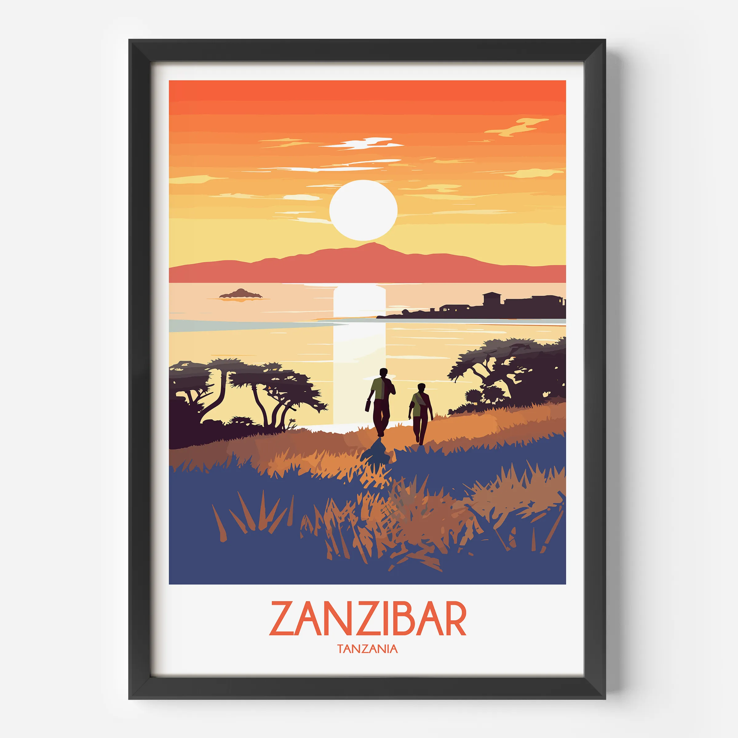 Zanzibar Destination Art Gift