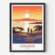 Zanzibar Destination Art Gift