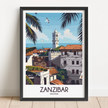Zanzibar Minimalist Wall Art